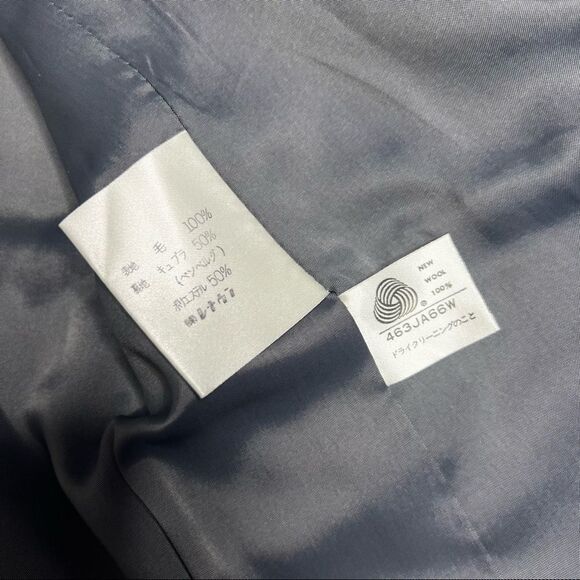 ADDENDA by Renown Women Wool Grey Button up Blazer Jacket - Picture 5 of 8